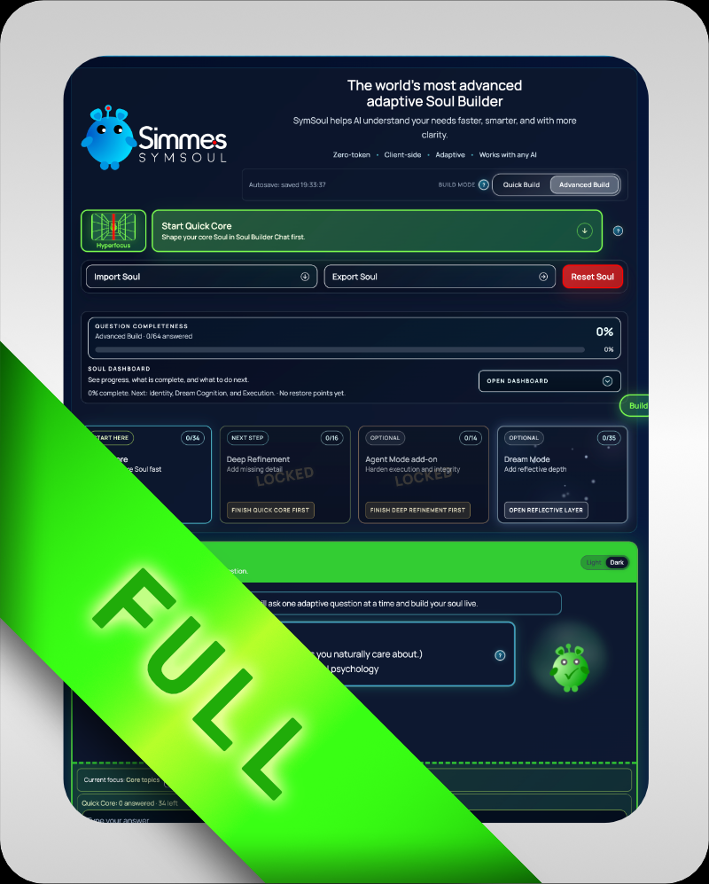 SymSoul Full product document asset